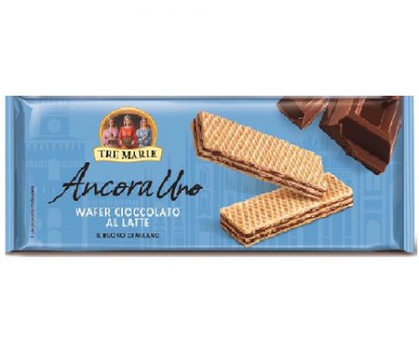 Ancora Uno – Wafer recheado com creme de chocolate ao leite